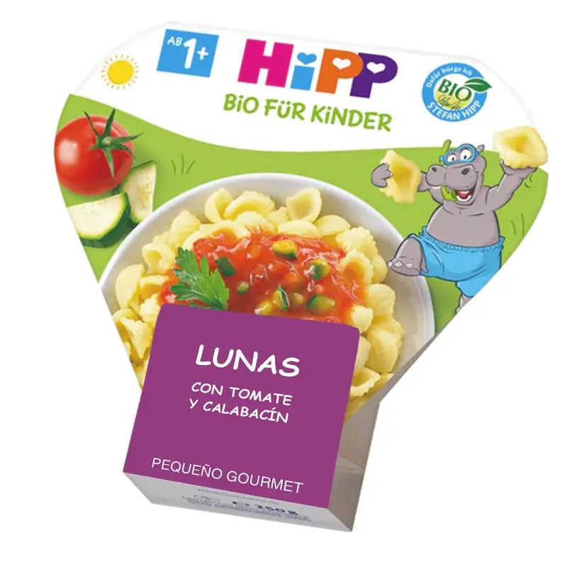 Hipp Lunas Con Tomate Y Calabacín Bio, 250 G