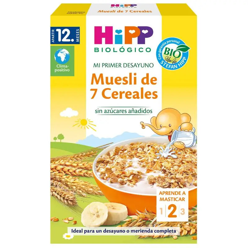 Hipp Muesli De 7 Cereales Bio, 200 G
