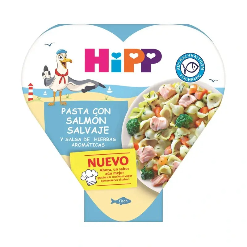 Hipp Pasta com Salmão e Molho de Ervas, 250 G