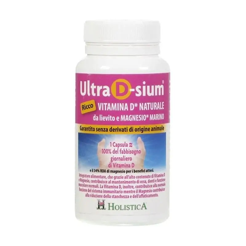 Holistica Ultra D-Sium Vit.D + Mg 60Perlas