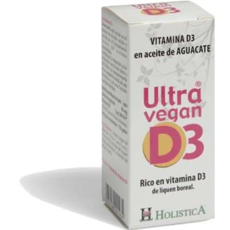 Holistica Ultra Vegan D3 Gotas 8Ml.