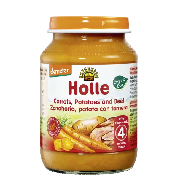 Holle Potito Zanahoria, Patata Con Ternera