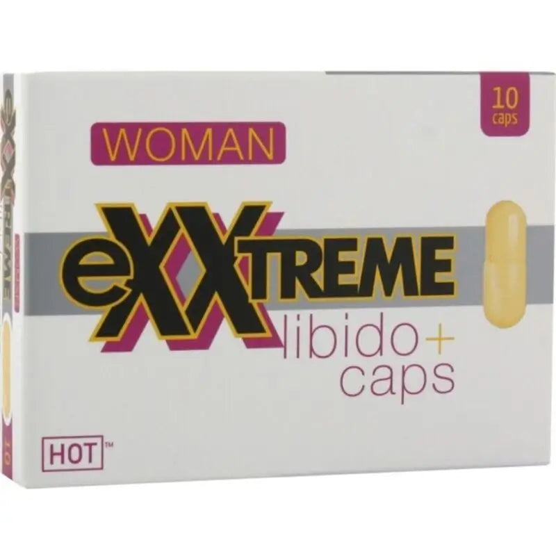 Hot Exxtreme Cápsulas Aumento Líbido Mujer 10 Cps