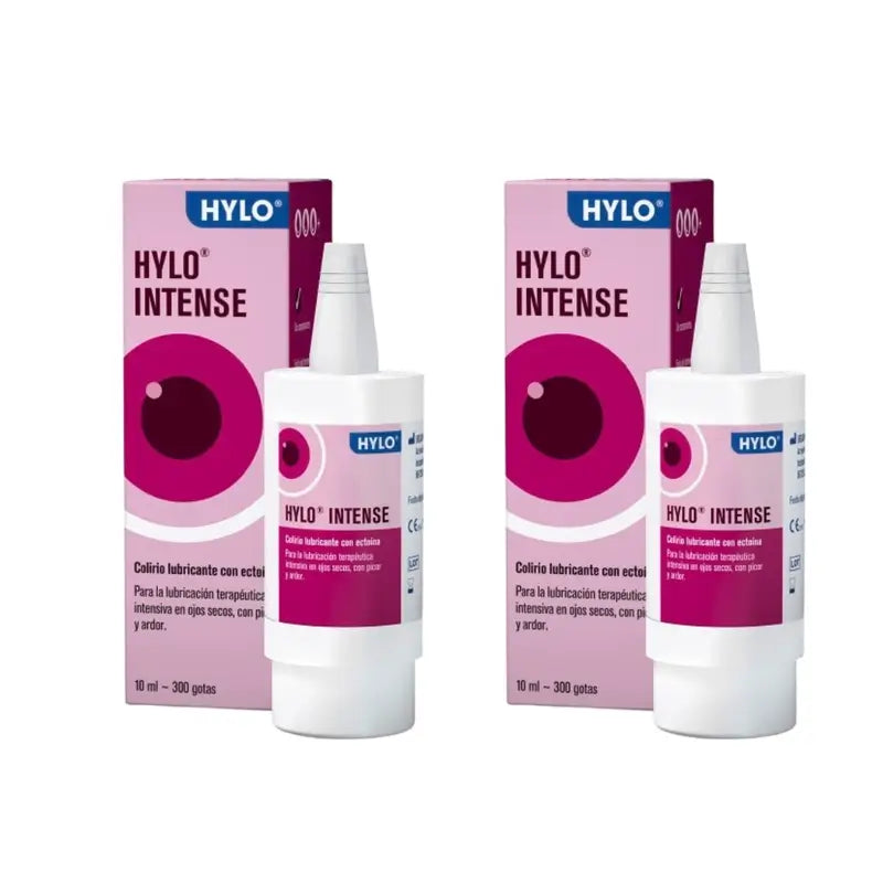 Hylo Intense Eye Drops 10 ml, embalagem de 2