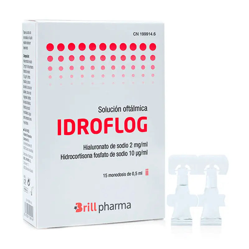 Solução Idroflog Oftálmica, 15 Doses Simples