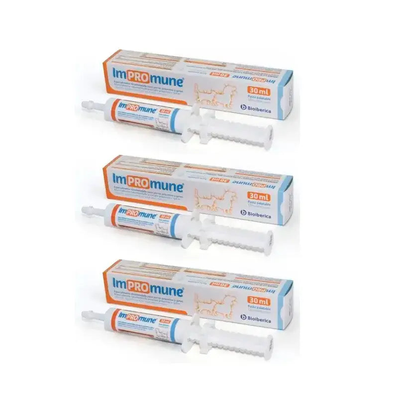 Pasta Palatável Impromune para Cães e Gatos, Embalagem 3 x 30 ml