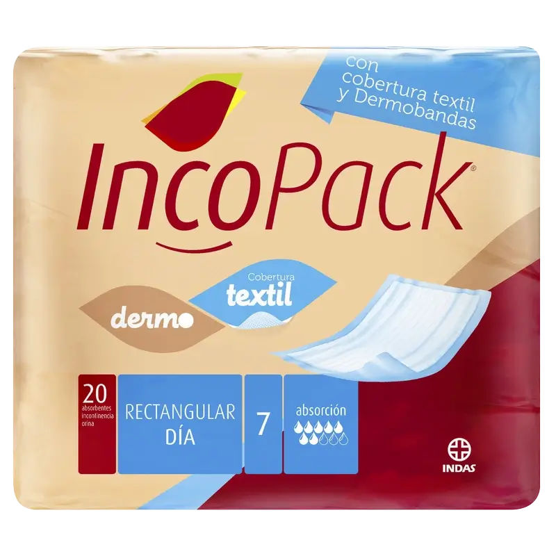 Incopack Absorvente Retangular Dia , 80 unidades