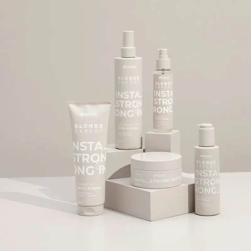 Indola Instastrong Todos os Tipos de Louro Máscara Profissional, 200 Ml