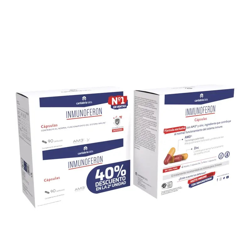 Inmunoferon Defensas Pack Nutricional Duplo 90 Caps