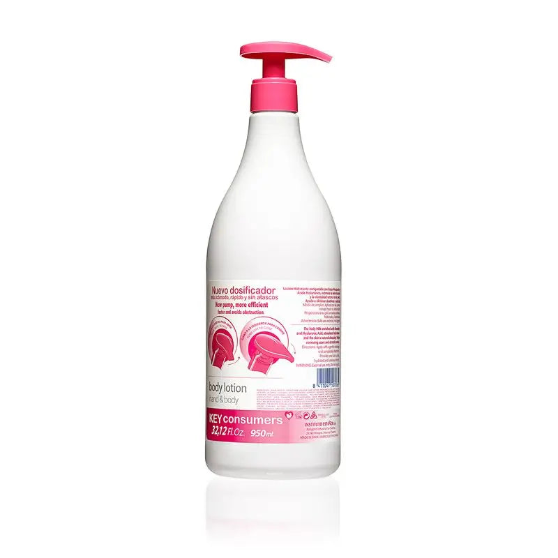 Dispensador de Loção de Rosa Mosqueta, Instituto Español, 950 ml