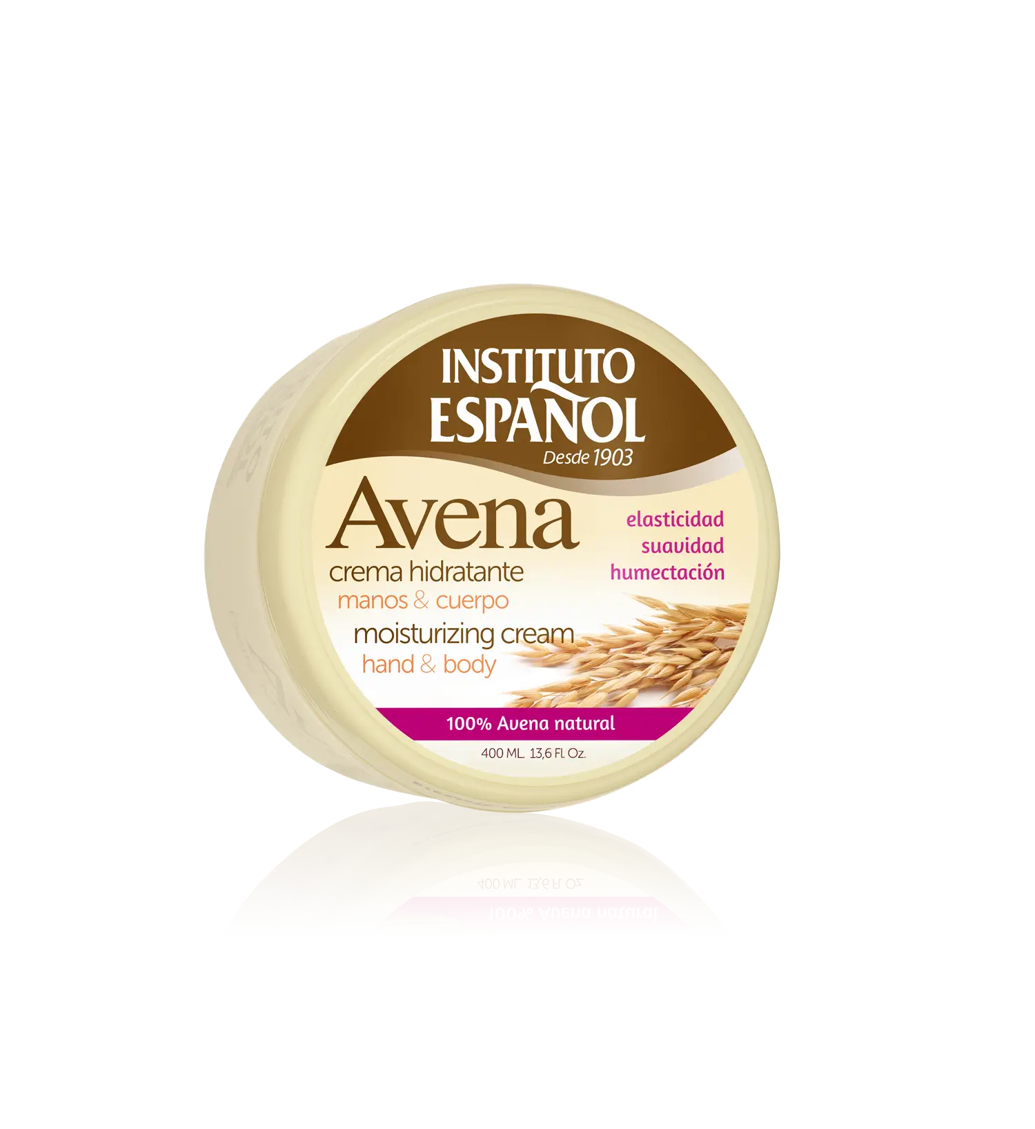 Instituto Español Creme Corporal de Aveia Frasco - 400 Ml.