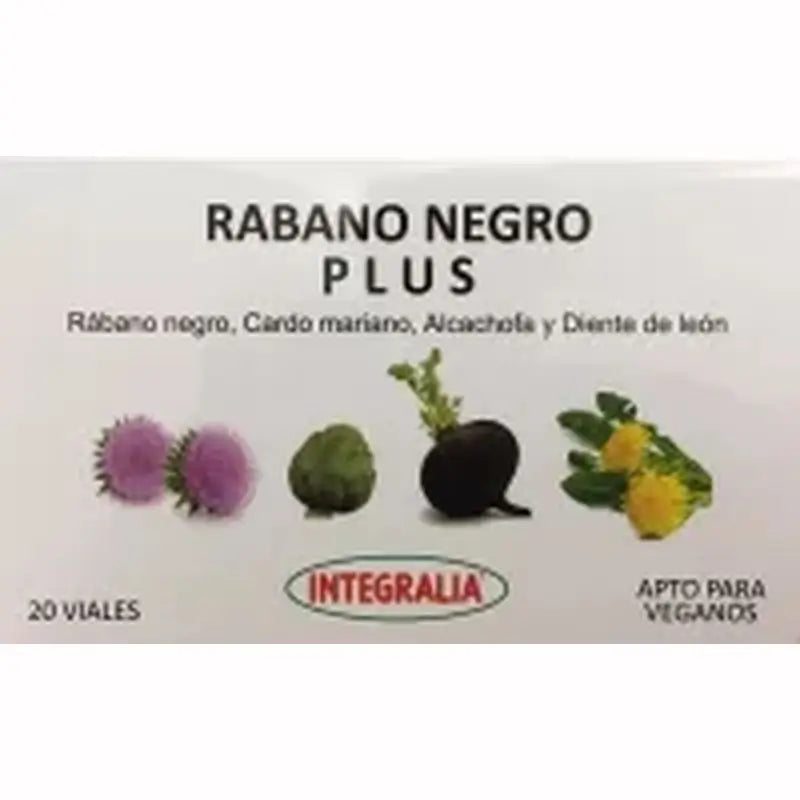 Integralia Rabano Negro Plus , 20 viales