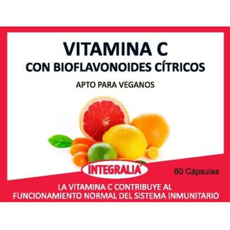 Integralia Vitamina C Con Bioflavonoides Citricos 60 Cápsulas