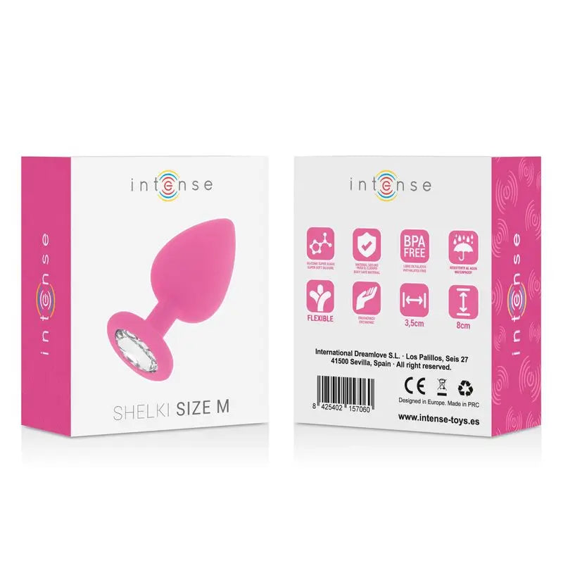 Intense Anal Toys Shelki M Plug Anal Fuchsia
