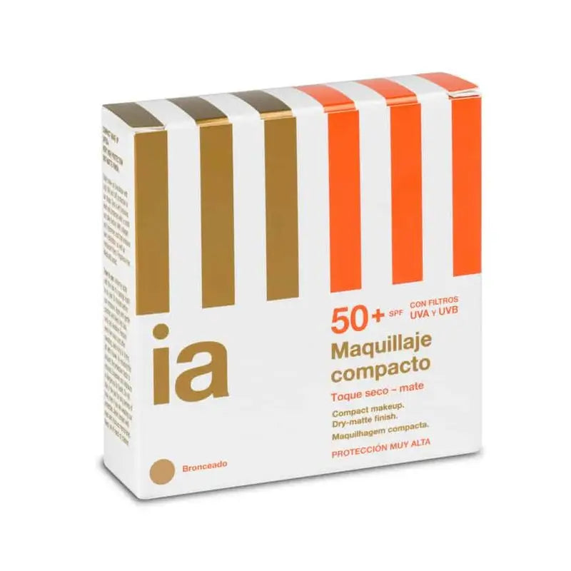 Interapothek Maquillaje Compacto Con Protección Solar SPF 50+ Tono Bronceado