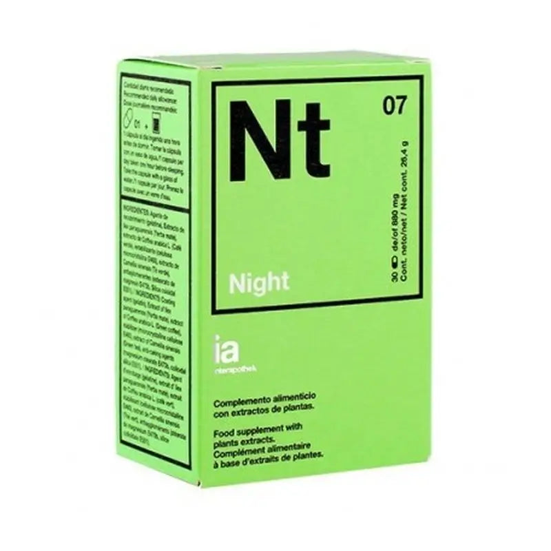 Interapothek Nutrición Night, 30 cápsulas