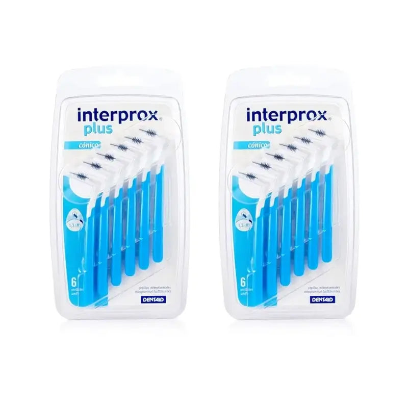Interprox Plus Escova de dentes cónica interproximal, 2X6 unidades