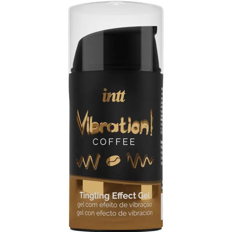 Intt Potente Estimulante Íntimo Gel Vibrador Liquido Café 15Ml