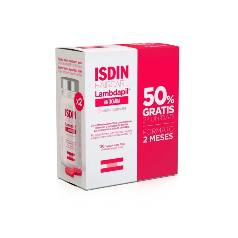 Isdin Lambdapil Hair Loss Duplo 2 x 60 Cápsulas