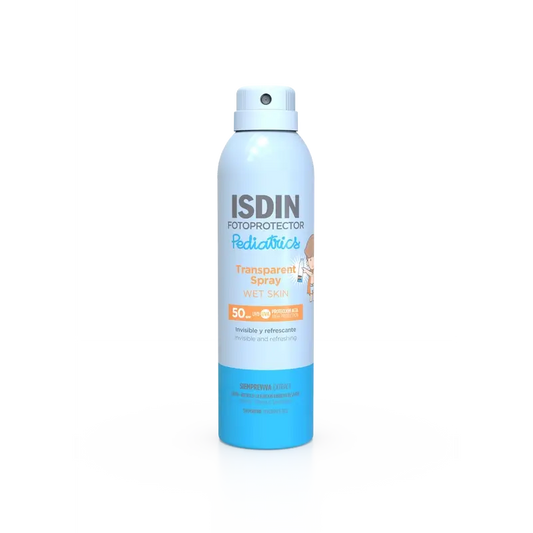 Isdin Fotoprotector Clear Pediatric Spray Pele Húmida Spf 50 250 Ml