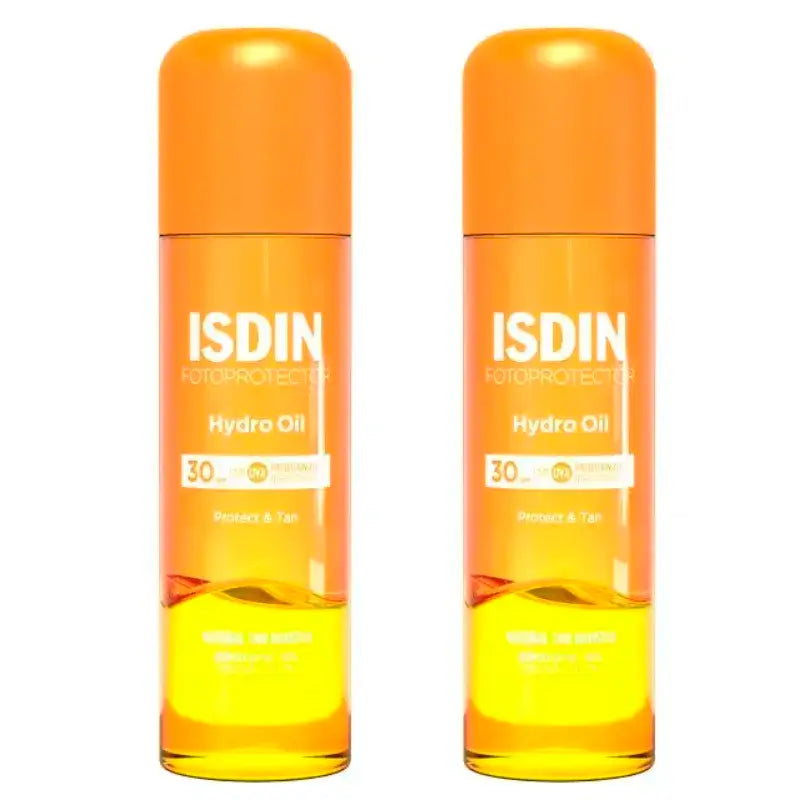 Isdin Hydro Oil SPF 30 Embalagem 2 x 200 Ml