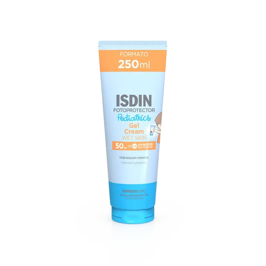Isdin Fotoprotector Pediatria Gel Creme Pele Húmida SPF 50+ 250 Ml