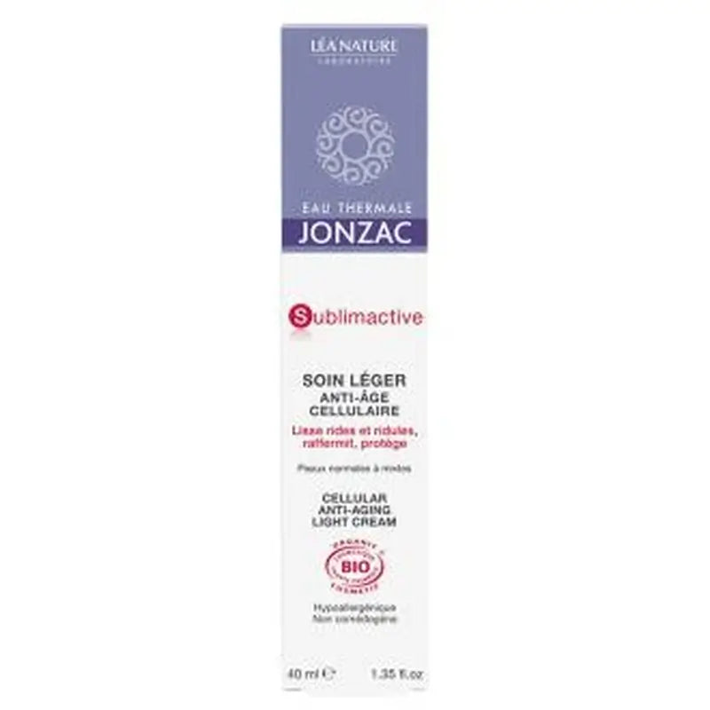 Jonzac Eco-Bio Sublimactive Crema Ligera Antiedad 40Ml. Bio