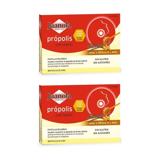 Juanola Própolis Alcaçuz, 2X24 Comprimidos