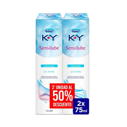 K-Y GEL LUBRIFICANTE ÍNTIMO 75 ML DUPLO 2ºU 50