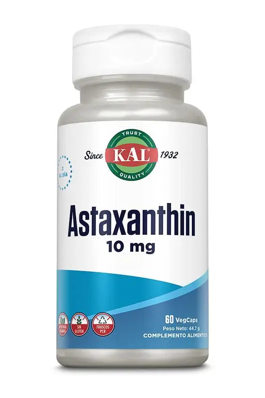 Kal Astaxanthin 10 Mg, 60 Comprimidos