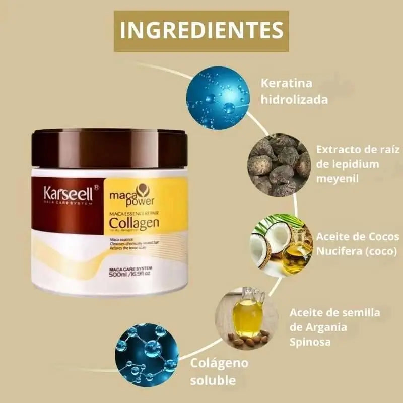 Karseell Pack Máscara e Óleo Capilar , 550 ml