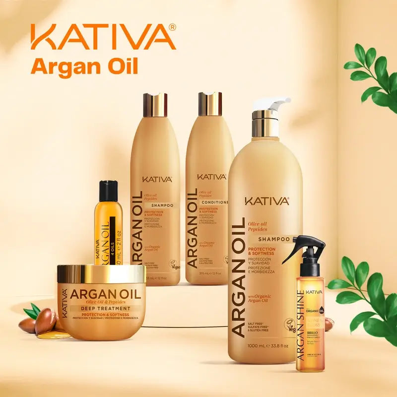 Champô Kativa Argan Olive Peptides , 355 ml