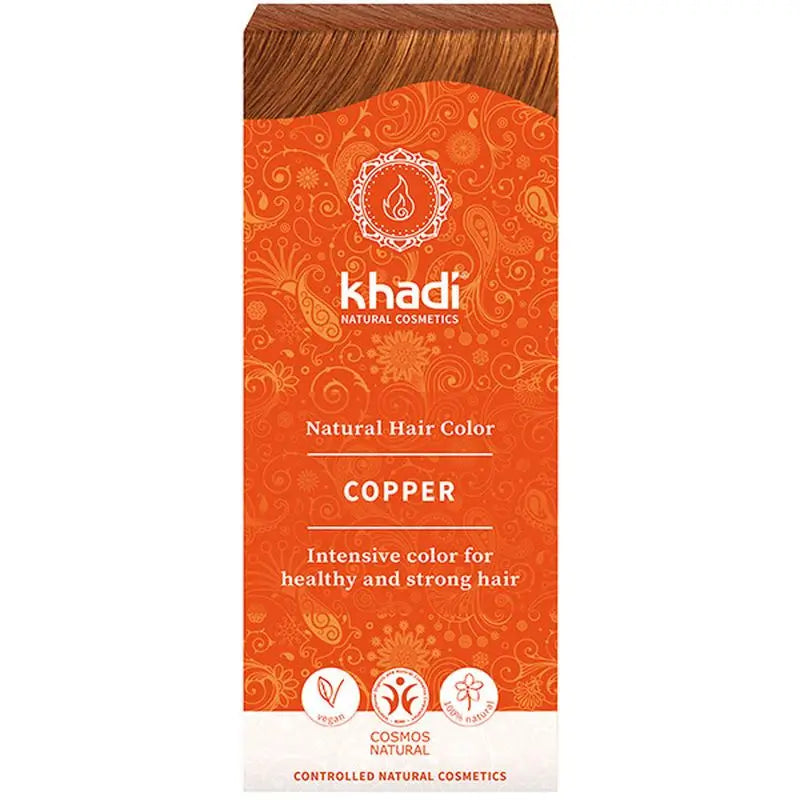 Khadi Herbal Color Cobre Brillante , 100 gr