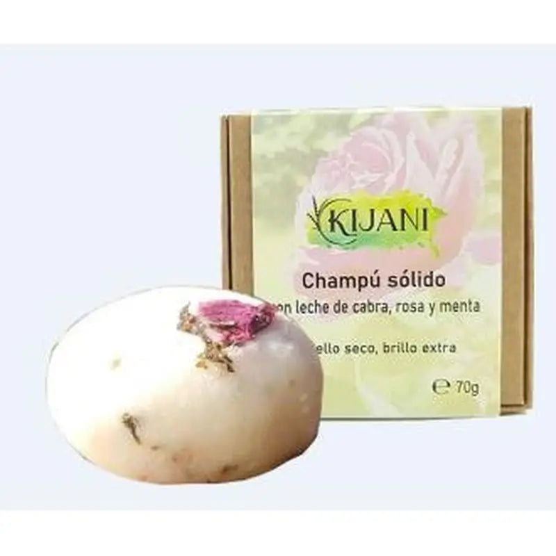 Kijani Champu Solido Cabello Seco Leche De Cabra 70Gr.