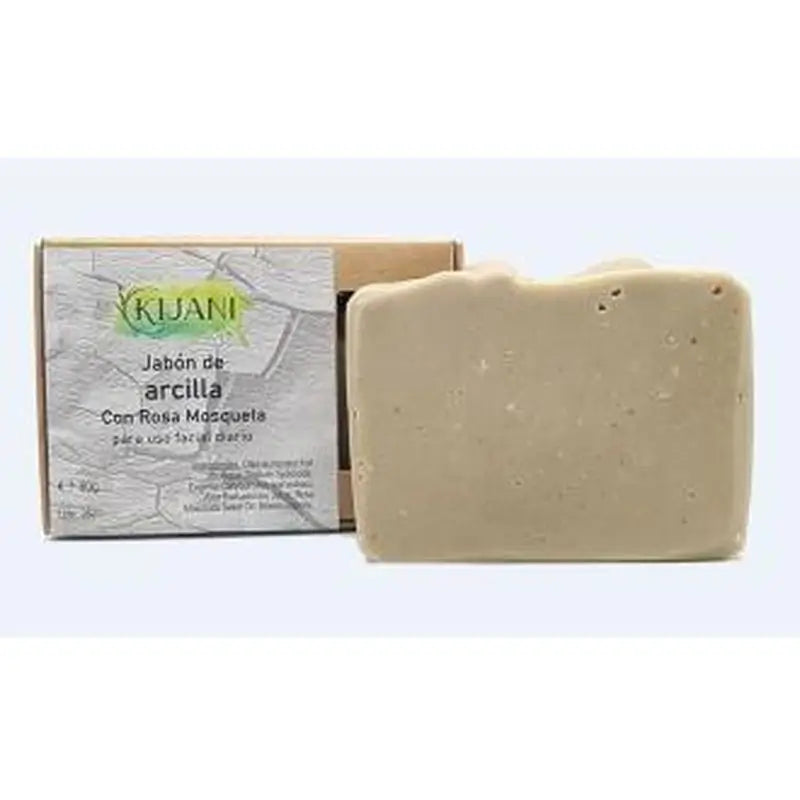 Kijani Jabon En Pastilla De Arcilla 80Gr.