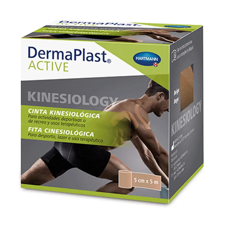 DERMAPLAST Active Kinesiologica fita bege 5 cm x 5 m