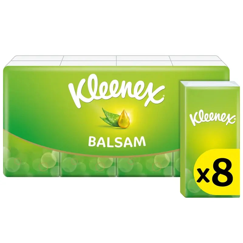 Lenços de bolso Kleenex Balsam , 8 unid.