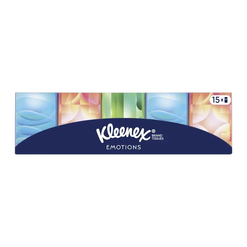 Lenços de bolso da coleção Kleenex, 15 unid.