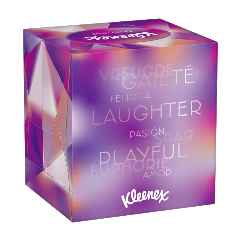 Kleenex Cube Collection Lenços faciais , 48 pcs.
