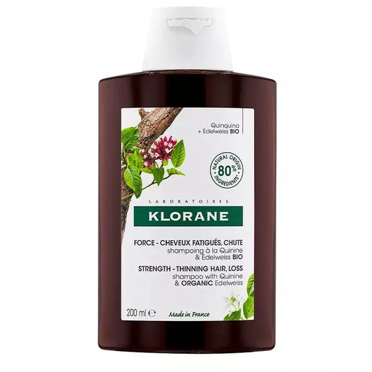 Klorane Organic Quinine & Edelweiss Shampoo, 200 ml