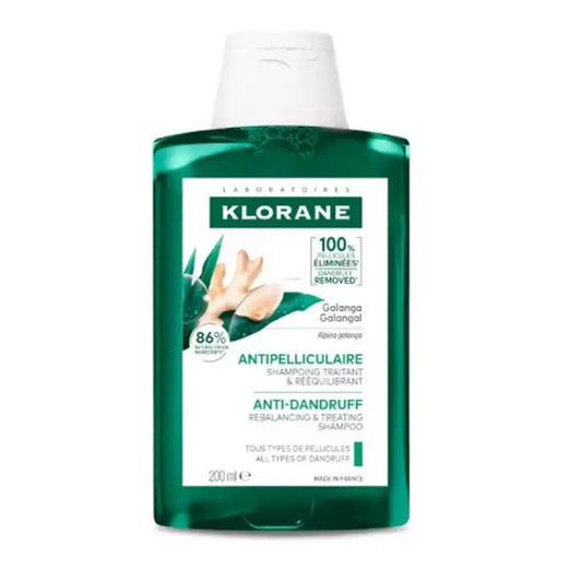 Klorane Champô Tratamento Anti-caspa Reequilibrante A La Galanga, 200 ml
