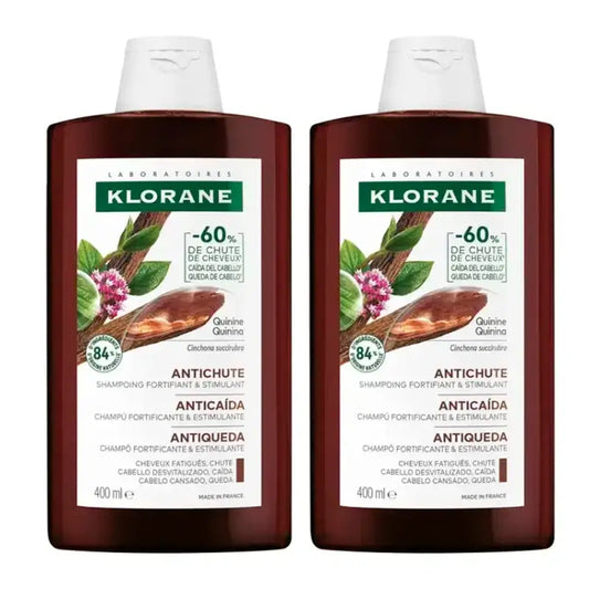 KLORANE Pack Duo Champú Quinina 2*400 mL