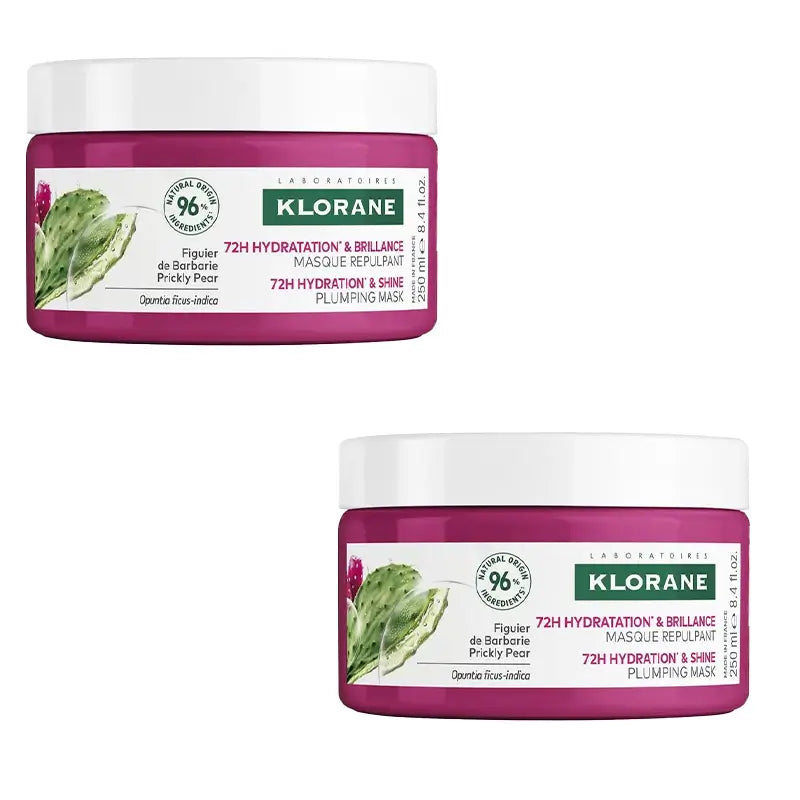 Klorane Barbaria Fig Mask, 2X250 Ml