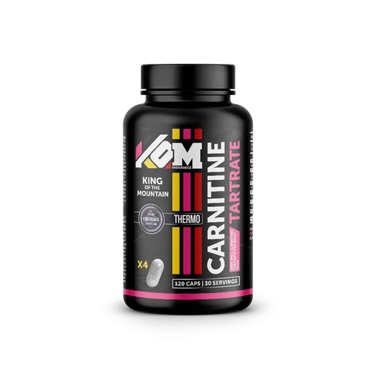 Kom Endurance Carnitine Sports Nutrition , frasco de 120 cápsulas de carnitina