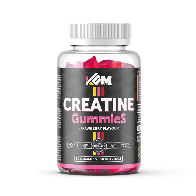 Kom Endurance Creatine Sports Nutrition , 60 gomas de creatina sabor morango
