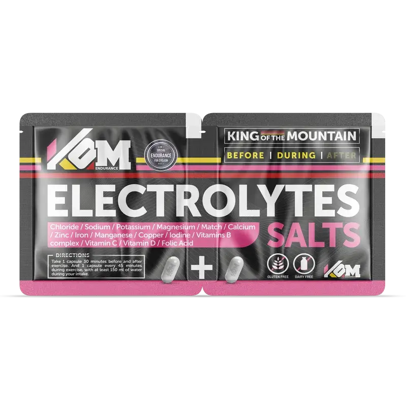 Kom Endurance Hydration Sports Nutrition , duplo de duas cápsulas de electrólitos