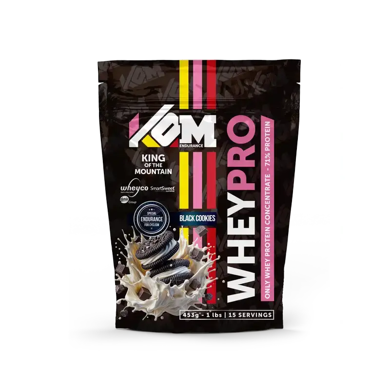 Kom Endurance Proteins Sports Nutrition , saqueta de proteína de soro de leite 453 g sabor oreo