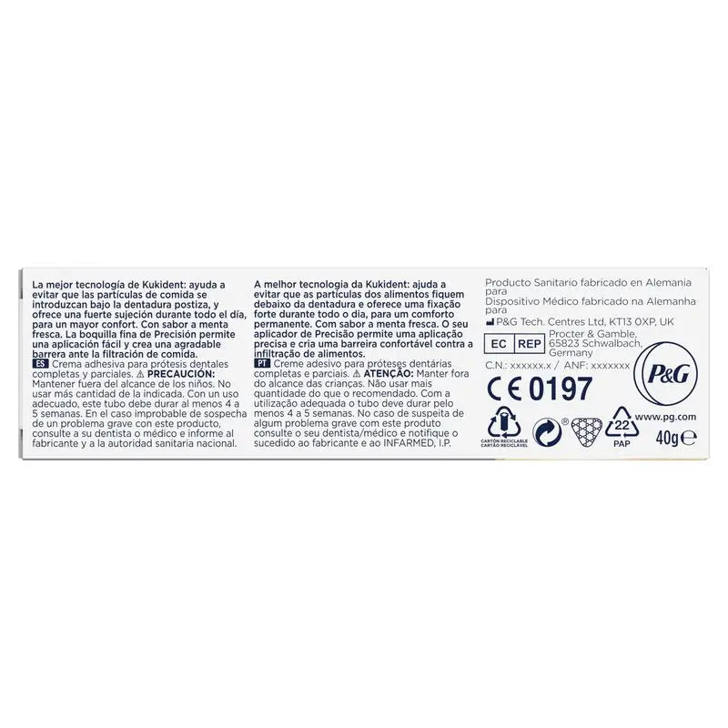 Kukident Pro Ultimate Fresh Flavour, 40 Gr