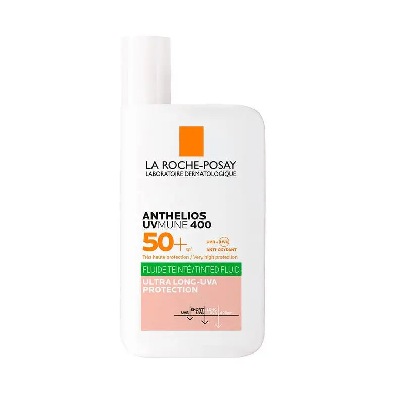 La Roche-Posay Anthelios Uv-Mune 400 Oil Control Invisible Fluid Spf50+ Com Cor, 50 ml