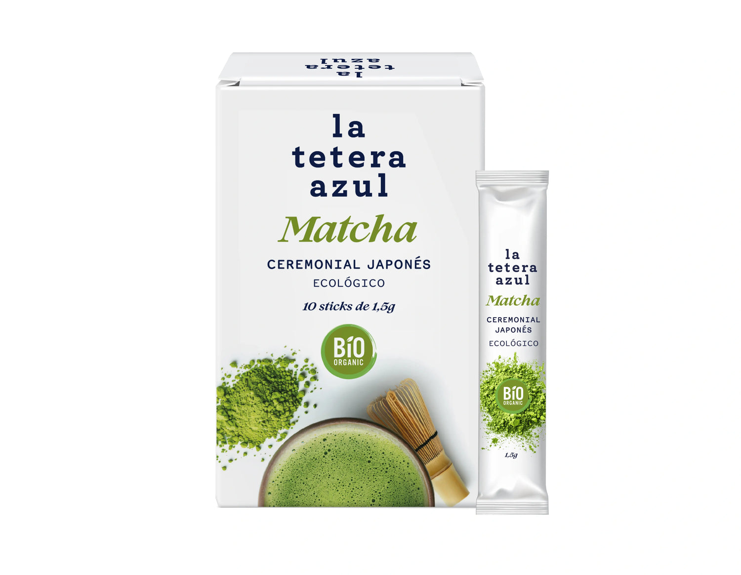 Ceremonial Premiun Japanese Matcha Blue Teapot Premiun 10 varas de 1,5g.